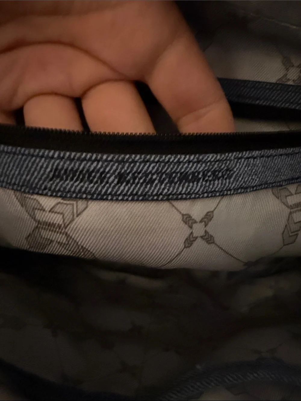 Aimee Kestenberg Denim Blue Canvas Satchel